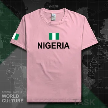 Nigerija Nijeriya vyrų t marškiniai, megztiniai tautos sporto Nigerijos medvilnės marškinėliai fitneso Afrikos drabužių tees šalių vėliavomis NG