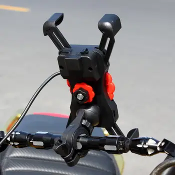 Nordson Universalus Dual USB Motociklo Kroviklis, Telefono Laikiklis Vandeniui 12V Moto Motokroso motociklas Mobilųjį Telefoną Prijungti Vairo Stovi