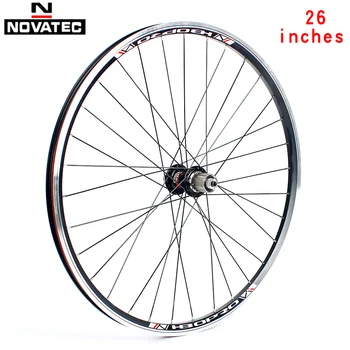 Novatec 26 colių Kalnų dviratį aširačio A141SB F062SB Aliuminio lydinio ratlankiai V stabdžių 4 guolių 7-11speed 32H dviračių Ratus
