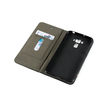 Odinis Telefono dėklas Skirtas Asus Zenfone 3 Max ZC553KL Flip Book Case Silikoninis Galinio Dangtelio Asus Zenfone 3 Max 5.5
