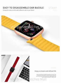 Odos Kilpa Dirželis Apple Žiūrėti 6/SE 42mm 38mm Watchband Apyrankę, Diržą iwatch Serijos 6 5 40 44 Mm Pakeitimo Accessories