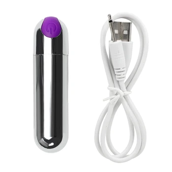 OLO Mini Vibratorius Kulka 10 Greičio G-spot Massager Stiprios Vibracijos Sekso Žaislai Moterims, Sekso Produktai Vandeniui USB Įkrovimo