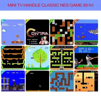 ONLENY 8 Bitų Mini Vaizdo Žaidimų Konsolės, Grotuvai, Pastatytas 89 Klasikiniai Žaidimai Palaikymas TV Išėjimas 