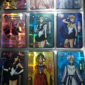 Originali Limited Edition Japonijos Anime TCG Sailor Moon Kortelių Kolekcijas Pretty Girl Warrior 2 Sezonas Flash Card Visa Korteles 55