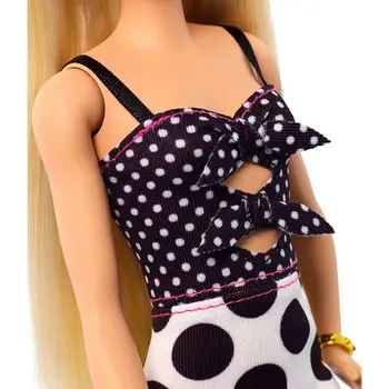 Originalias Barbie Lėlės, žaislai Fashionistas vaikų Žaislų Lėlės, Žaislai Mergaitėms, Polka Dot Drabužius Barbie Lėlės, Žaislai Mergaitėms Gimtadienio Dovana