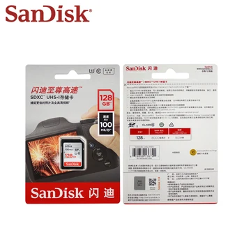 Originalios Sandisk Ultra Atminties Kortelės Saugojimo 16GB 32GB 64GB 128GB Skaityti Greičio 80MB/S SD Kortelė, skirta 