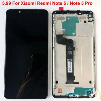 Originalus AAA Kokybės LCD+Rėmas Xiaomi Redmi 5 Pastaba Pro LCD Ekranu Pakeisti Redmi 5 Pastaba LCD Snapdragon 636