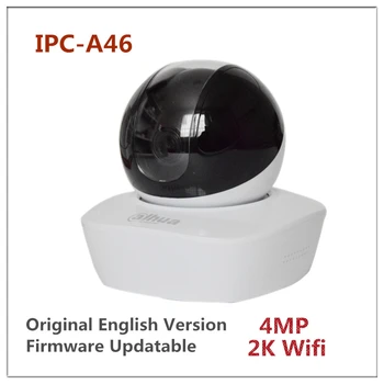 Originalus dahua anglų IPC-A46 4MP Tinklo Dome Kameros 2K H. 265 Wifi PT kamera su dvipusio Ryšio Easy4IP debesis kūdikio stebėjimo