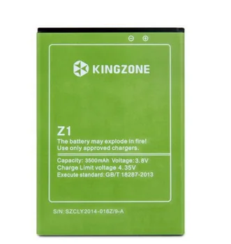 Originalus Kingzone Z1 baterija 3000mAh atsarginės Li-ion baterija Kingzone Z1 išmanųjį telefoną pakeitimo
