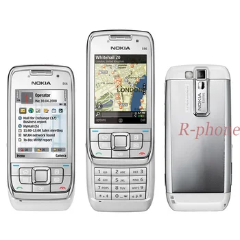Originalus Nokia E66 Mobilus Telefonas 2G, 3G Atrakinta Restauruotas E66 Slider Telefonas arabų rusų hebrajų Klaviatūra