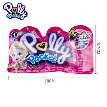 Originalus Polly Pocket Mini Polly Mergina Žaislų Kišenė Priedai Lėlės, Žaislai Vaikams Staigmena Aklas Lauke, Žaislai Mergaitėms Juguetes