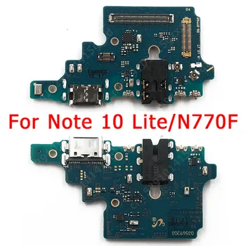 Originalus USB Mokestis Valdybos Samsung Galaxy Note 10 Lite Note10 10Lite Apmokestinimo Uosto N770F Doko Jungtis, Flex Atsarginės Dalys