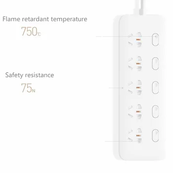 Originalus xiaomi mijia pop lizdas smart home maitinimo kontrolės 5 5 saugumo durys, naujas gb derinys lizdas