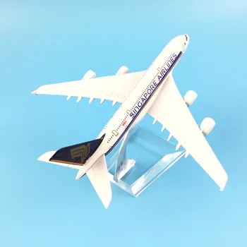 Orlaivio Modelis Diecast Metal Lėktuvus 16cm 1:400 Singapūras Airways 