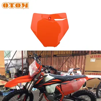 OTOM 2019 Motociklo Priekinis Numeris Plokštės Orange Motokroso Enduro Purvo Duobę Dviračio Sparnas Mudguard Plastiko Dangtis su KTM SX SXF XCF