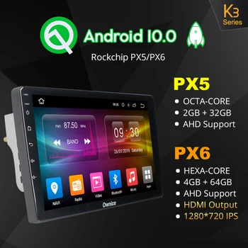 Ownice K3 K5 K6 Android10.0 8 Core Automobilių Radijo DVD Grotuvas GPS Navi 