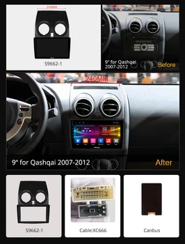 Ownice K3 K5 K6 Octa Core Android 8.1 Automobilių GPS Nissan Primera 2007 - 2012 Audio Stereo DVD Grotuvas 4G LTE 360 panorama DSP