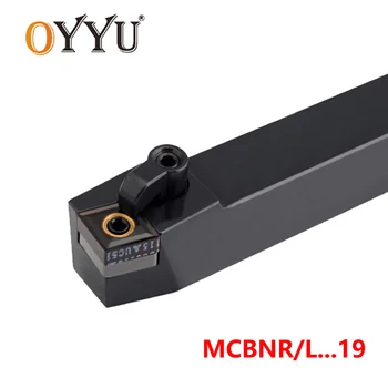 OYYU 32mm 40mm MCBNR MCBNR3232P19 MCBNR4040R19 Išorės Tekinimo Įrankio Laikiklis MCBNL Tekinimo, Pjovimo Karka naudoti Karbido Įdėklai CNMG19