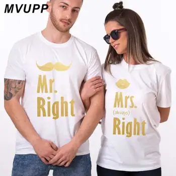 P. S. visada teisus pora marškinėliai mėgėjams vyras ir žmona juokinga tee marškinėliai femme viršūnės baltos plius dydis vyrai moterys Valentinas