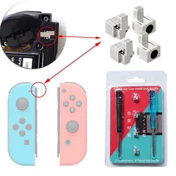 Pakeitimo Metalo Lock Sagtis Nintendo Jungiklis JoyCon Remontas, Dalys, Atsuktuvai Įrankių Rinkinį 
