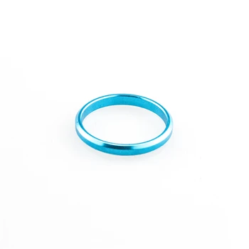 Paprastas Dangaus Mėlyna Spalva Vestuvių Juostoje Mados Papuošalai Moterims Moteriški Aksesuarai 2020 M. Naujas Stiliaus 3mm Titano Žiedai Kalėdų Dovana