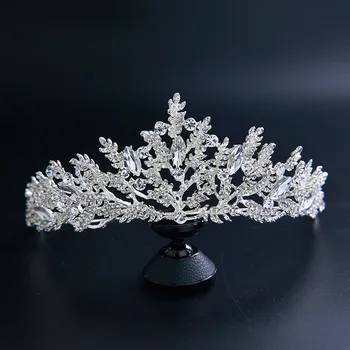 Pasakų gamtos crystal crown Vestuvių galerija tiara priedai švytuoklės nuotaka plaukų Papuošalai, modeliavimas, priedai.