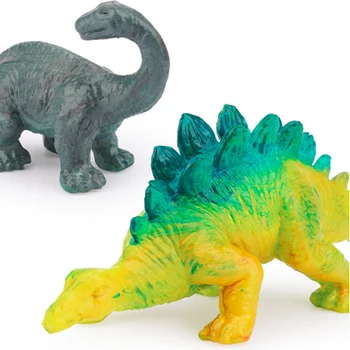 PASIDARYK pats Dažymas 3D Tapyba Mini Gyvūnų Dinozaurų Pterosaur Stegosaurus Ankylosaurus Modelis Grafiti Piešimo Vaikams, Vaikų Žaislai