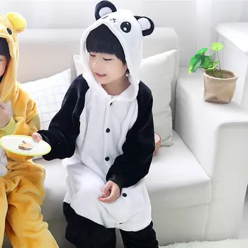 PAXLL GuoBao pijamas infantis Vaikų Sleepwear pižamos vaikams pižama Lengvai padengia enfant Žiemos Pižama Kigurumi Flanelė vienaragis