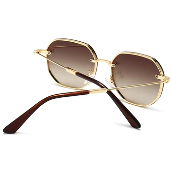 Peekaboo retro aikštė akiniai nuo saulės, mažųjų moterų aukso rudos uv400 vyras saulės akiniai metalo vyrų dovanos kalėdų 2021 m. vasaros