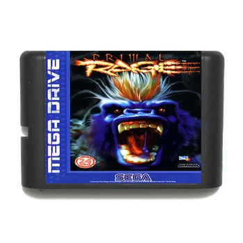 Pirmykštis Pyktis 16 bitų MD Žaidimo Kortelės Sega Mega Drive Genesis