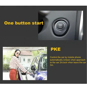 PKE nuotolinio pradėti imobilizavimo automobilių signalizacijos sistemos vokietijos automobilių centrinio užrakto start stop mygtuką, automobilių reikmenys centrinis užraktas cardot