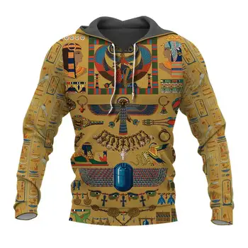 PLstar Kosmosas Paslaptingą šviesą senovės egipto Faraonas totem 3d hoodies/Palaidinukė Žiemą, rudenį, juokinga ilgai selvee streetwear-6