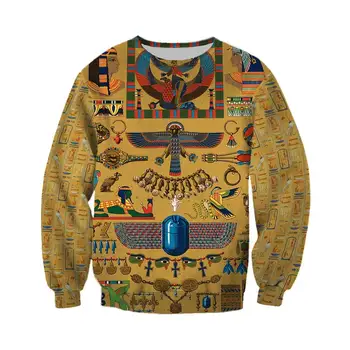 PLstar Kosmosas Paslaptingą šviesą senovės egipto Faraonas totem 3d hoodies/Palaidinukė Žiemą, rudenį, juokinga ilgai selvee streetwear-6