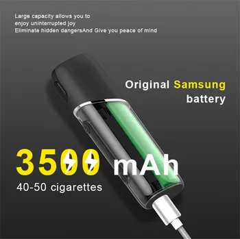 Pluscig P7 vape rinkinys iQOC už jouz stick 3500mAh vape iki 40-50 nuolat smokable suderinamumo elektroninių cigarečių komplektas