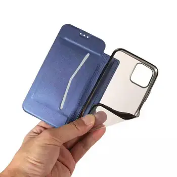 Prabanga Apkalos Aišku, TPU + Odinis Flip Case For iPhone 11 Pro Max 11 Pro XS Max XR XS X 6, 6S 7 8 Plus SE 2020 
