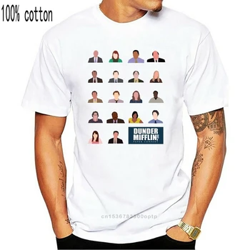 Prekės Dunder Mifflin Inc Popieriaus Bendrovė T-SHIRT 2019 Vyrams trumpomis Rankovėmis T-Shirt