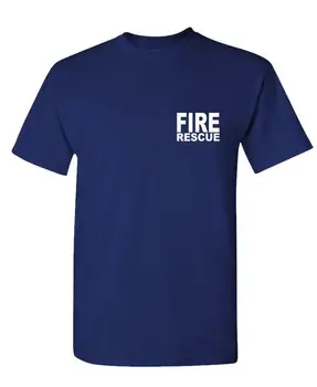 Priešgaisrinės Gelbėjimo Hi Vis Atspindintis Muito Mens Medvilnės Marškinėliai
