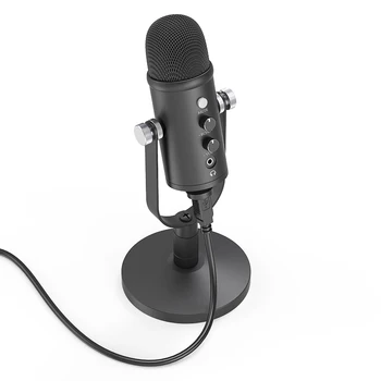 Profesija studio USB Mikrofonas Telefonas Įrašymo Karaoke Žaidimų Kondensatoriaus Mikrofonas Kompiuteris PC mic Stand Pop Filtras