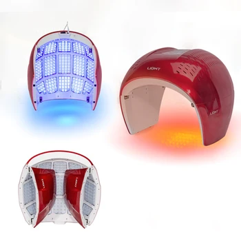 Profesinės Fotonų PDT Led Šviesos Veido Kaukė Mašina 4 Spalvų LED Šviesos Gydymas, Veido Spuogai Balinimas, Odos Atjauninimas