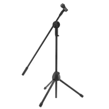 Profesinės Sūpynės Bumas Grindų Metalo Stovas / Mikrofono Laikiklis / Mikrofono stovas Ajustable Etape Trikojo