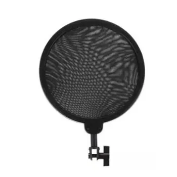 Profesionalus Mikrofonas Mic Shock Mount su Pop Shield Išsakant Galvos strėlės ilginimas Aukštis Mikrofono Laikiklio Stovas Laikiklis