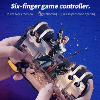PUBG Mobiliojo ryšio Valdiklis Išmaniųjų Telefonų Žaidimų Sukelti Call of Duty Gamepad Shooter COD Kreiptuką Gaisro Mygtuką 