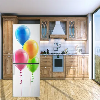 PVC Šaldytuvas Lipdukas Tapetai lipnios Vandeniui Šaldytuvas Durų Lipdukas Plakatas Virtuvės, Namų Dizaino ir Dekoro Meno Mural60x150cm