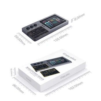 Qianli iCopy Plus su Baterijos Bandymų Valdybos iPhone 7/8/8P/X/XR/XS/XS MAX/11 Pro Max LCD/Vibratorius Perdavimo EEPROM Programuotojas