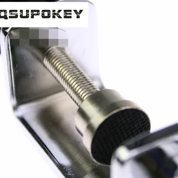 QSUPOKEY Originalus HUK 360 Laipsnių Reguliuojamas Metalo Lydinio Reguliuojamas Spynų Įrankiai Softcover Tipas Praktikos Užraktas Vizuoti Apkabos