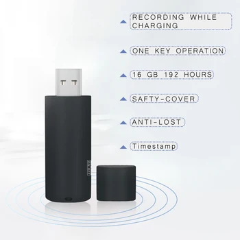 QZT Mini Diktofonas USB 