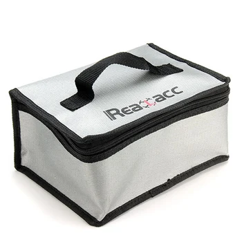 Realacc atspari Ugniai LiPo Baterijos Saugumas lagaminas, Krepšys, Dėžutė Hnadbag Saugiai saugoti Realacc Antipirenas 220x155x115mm Su Rankena