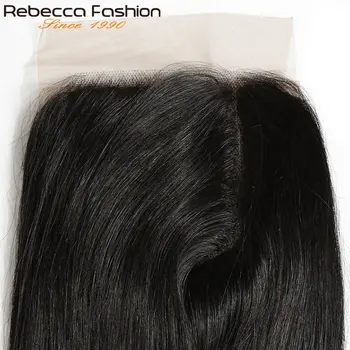 Rebecca Remy Plaukų, 5*6 Nėrinių Uždarymo L Giliai Dalis Nėrinių Uždarymo Peru Tiesiai Žmogaus Plaukų Uždarymas Su Kūdikio Plaukų 10-20 Colių