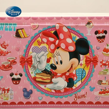 Rožinė Minnie Mouse Šalies Prekių Vaikams Mergaitės Gimtadienio Dekoracija Stalo Staltiesė Vystymo Plokštė Taurės nustatyti 45pcs