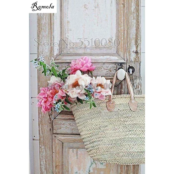 RU stiliaus Akrilo kokybės Gėlių krepšelis 5D 